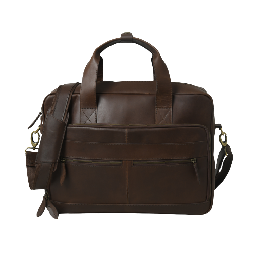 "Summe by Klasse Leer: Elevate Your Workday with the Ultimate Leather Laptop Bag"