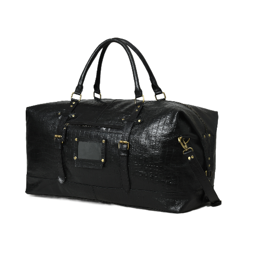 "Travel in Style with Klasse Leer's Saconne Leather Duffle Bag"