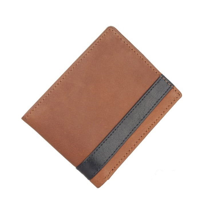 Men’s Bi-Fold Hunter Leather Wallet - MWAE09