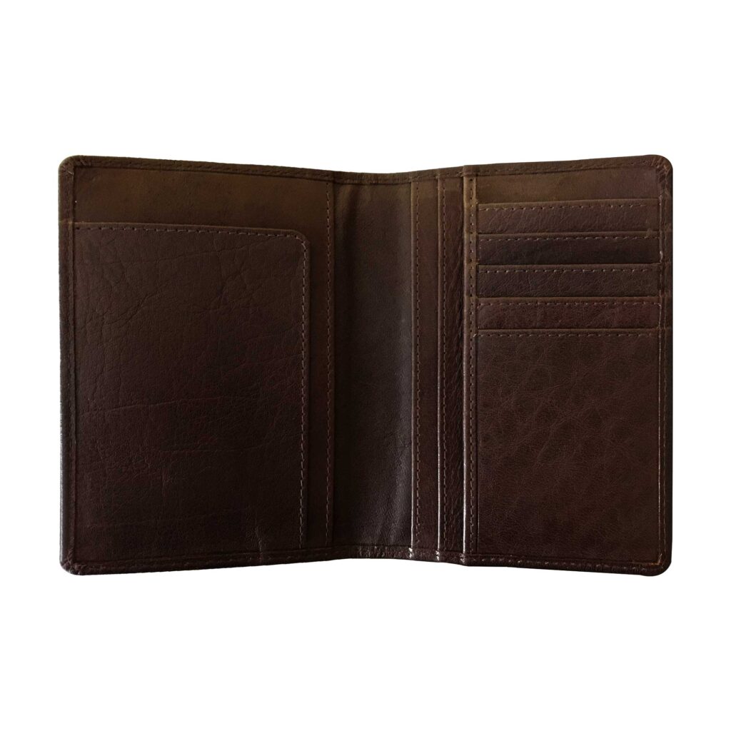 Passeport et porte-cartes Sim en cuir véritable - PHAE52